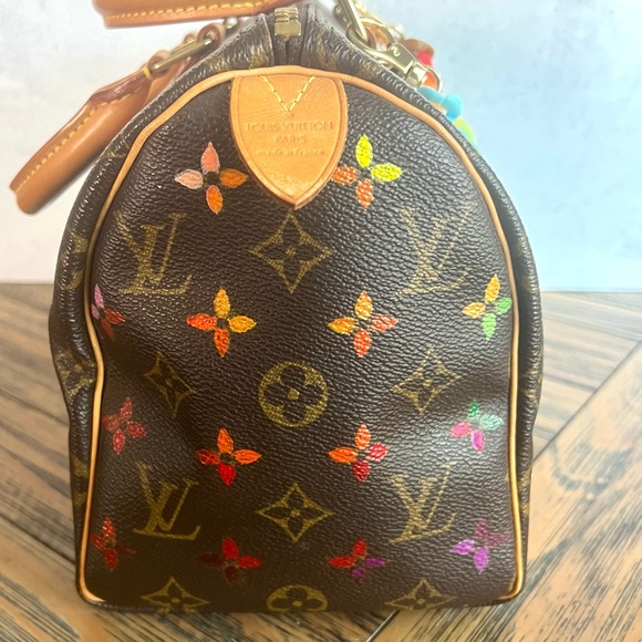 Louis Vuitton speedy 25 Vintage hand painted. - Picture 10 of 13